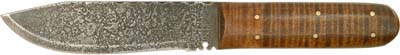 Metis Belt Knife,
5-1/4" etched blade, maple handle,
made in the U.S.A. Metis Belt Knife,
5-1/4" etched blade, maple handle,
made in the U.S.A.